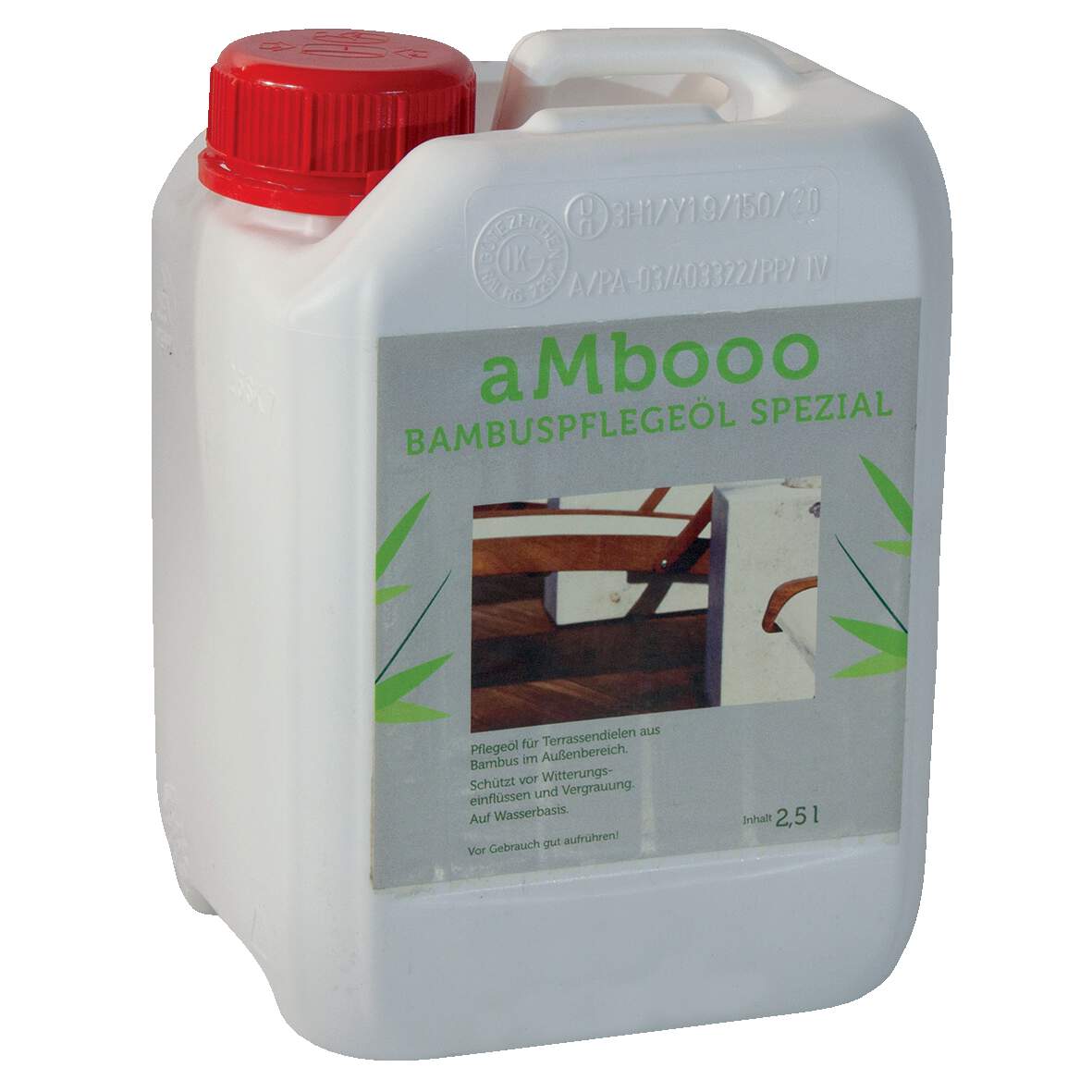 1285426 - Bambuspflegeöl Coffe 2,5L Verbrauch ca. 1L pro 10qm